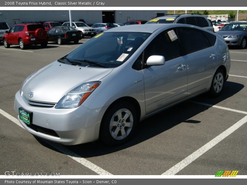 Classic Silver Metallic / Gray 2008 Toyota Prius Hybrid