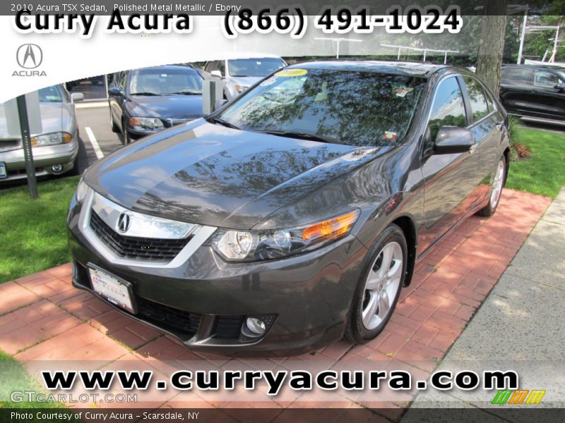 Polished Metal Metallic / Ebony 2010 Acura TSX Sedan