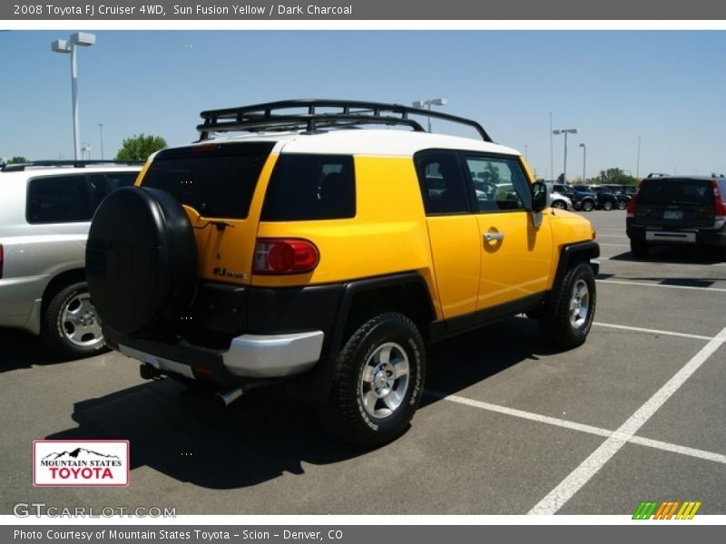 Sun Fusion Yellow / Dark Charcoal 2008 Toyota FJ Cruiser 4WD