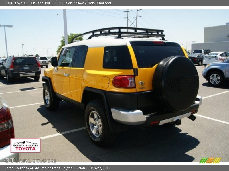 Sun Fusion Yellow / Dark Charcoal 2008 Toyota FJ Cruiser 4WD