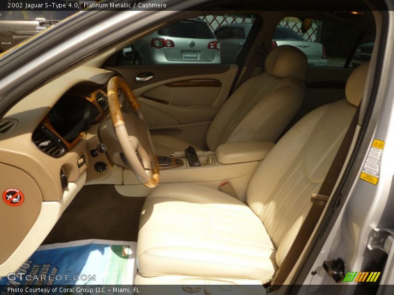 Platinum Metallic / Cashmere 2002 Jaguar S-Type 4.0