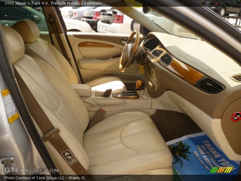 Platinum Metallic / Cashmere 2002 Jaguar S-Type 4.0