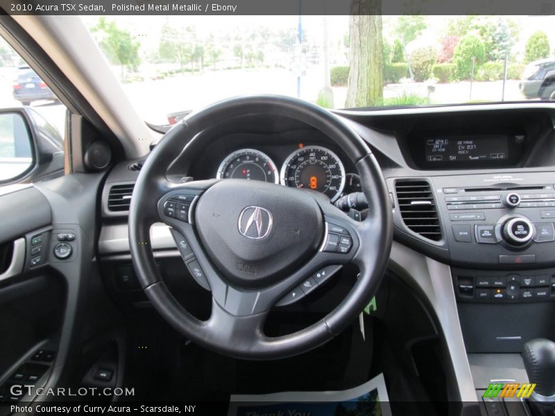 Polished Metal Metallic / Ebony 2010 Acura TSX Sedan