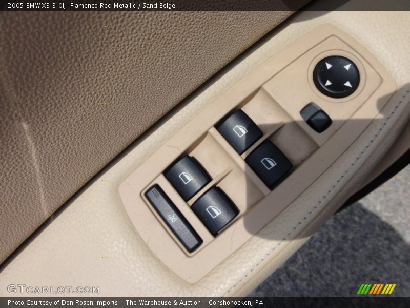 Flamenco Red Metallic / Sand Beige 2005 BMW X3 3.0i