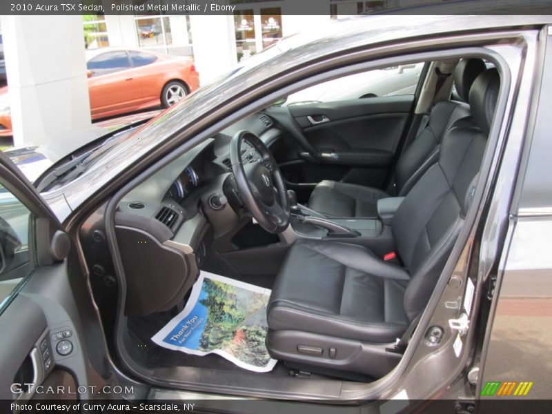 Polished Metal Metallic / Ebony 2010 Acura TSX Sedan