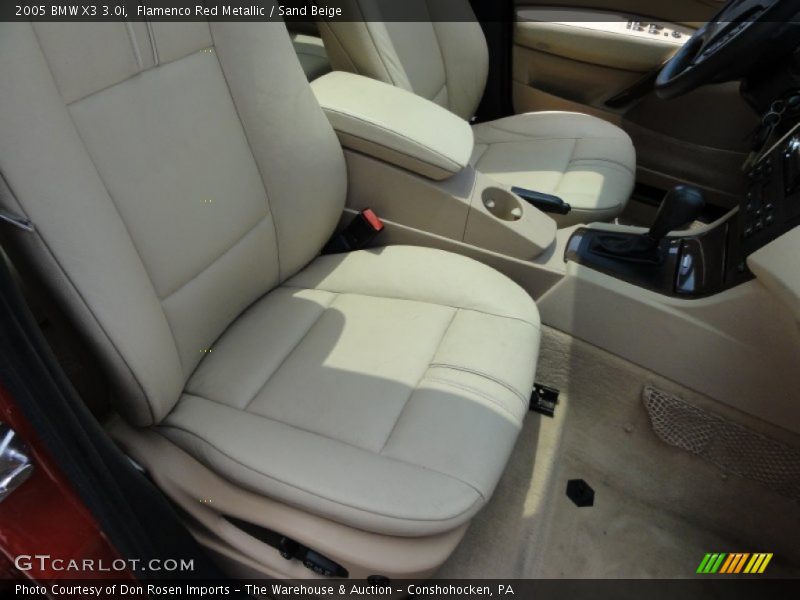 Flamenco Red Metallic / Sand Beige 2005 BMW X3 3.0i