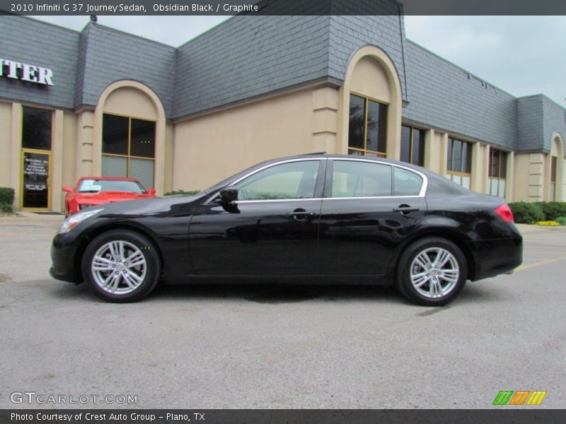 Obsidian Black / Graphite 2010 Infiniti G 37 Journey Sedan