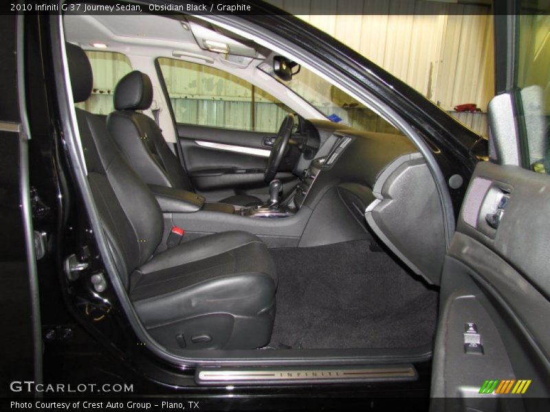 Obsidian Black / Graphite 2010 Infiniti G 37 Journey Sedan