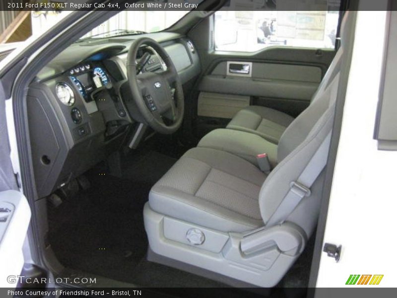  2011 F150 XLT Regular Cab 4x4 Steel Gray Interior