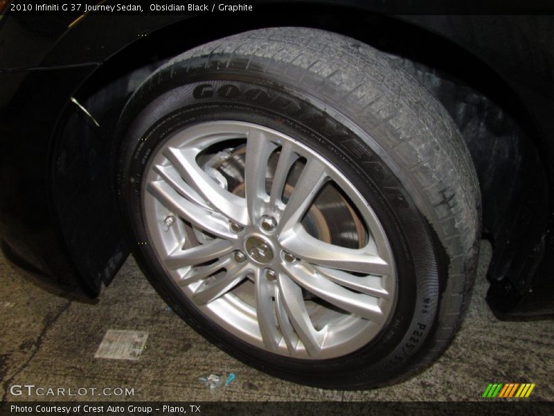 Obsidian Black / Graphite 2010 Infiniti G 37 Journey Sedan