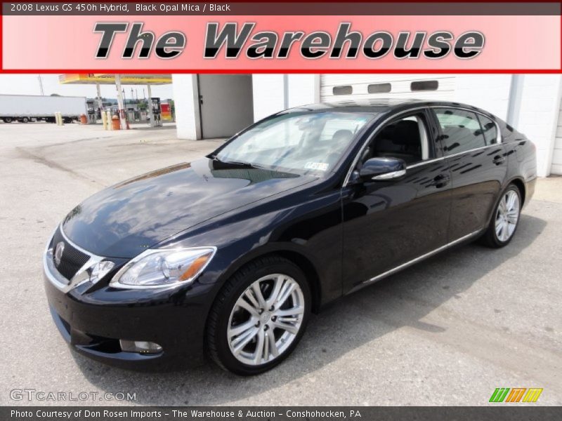 Black Opal Mica / Black 2008 Lexus GS 450h Hybrid