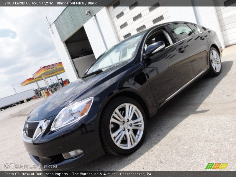 Black Opal Mica / Black 2008 Lexus GS 450h Hybrid