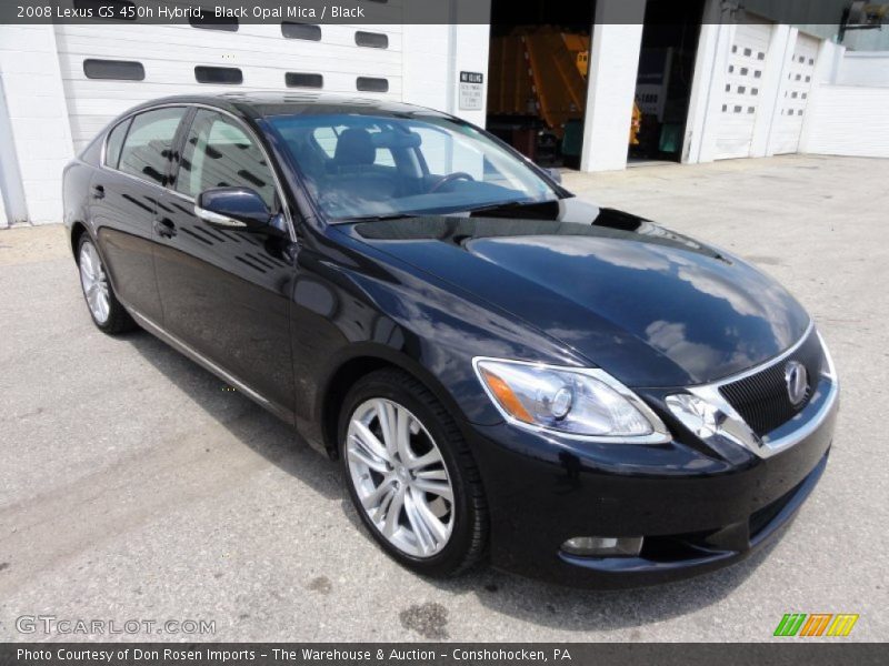 Black Opal Mica / Black 2008 Lexus GS 450h Hybrid