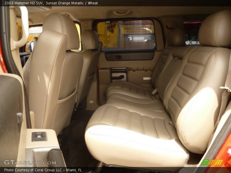 Sunset Orange Metallic / Wheat 2003 Hummer H2 SUV