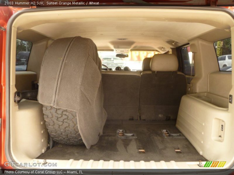 Sunset Orange Metallic / Wheat 2003 Hummer H2 SUV