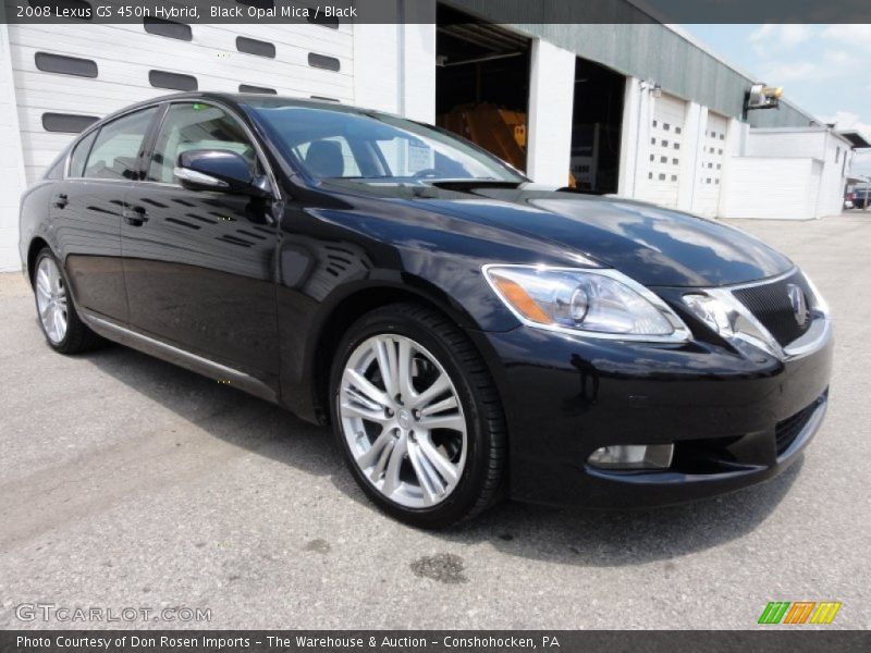 Black Opal Mica / Black 2008 Lexus GS 450h Hybrid