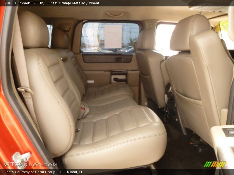 Sunset Orange Metallic / Wheat 2003 Hummer H2 SUV