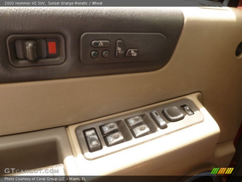 Sunset Orange Metallic / Wheat 2003 Hummer H2 SUV