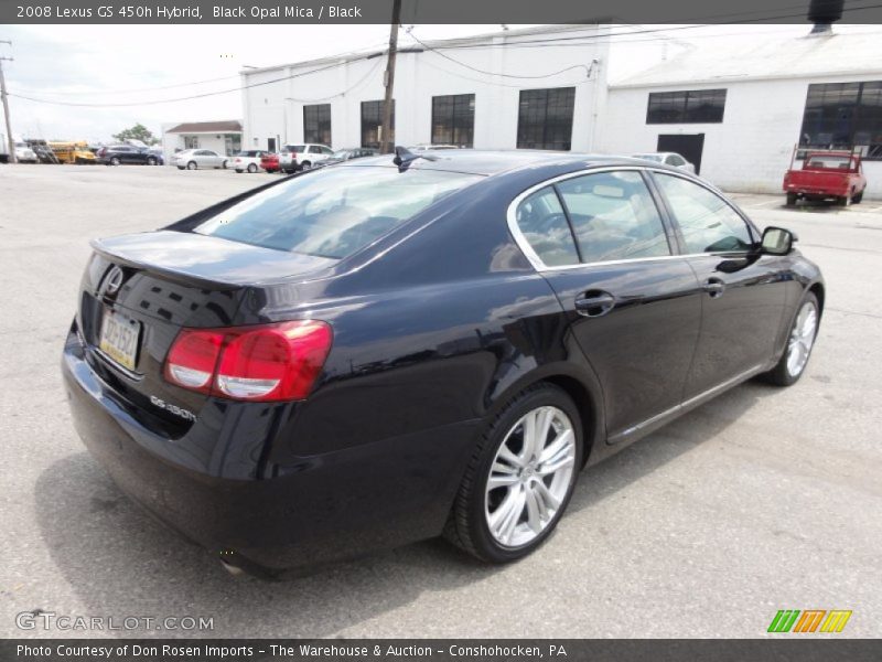 Black Opal Mica / Black 2008 Lexus GS 450h Hybrid