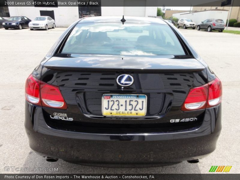 Black Opal Mica / Black 2008 Lexus GS 450h Hybrid