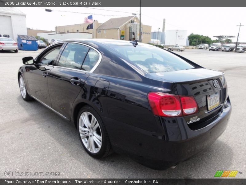 Black Opal Mica / Black 2008 Lexus GS 450h Hybrid