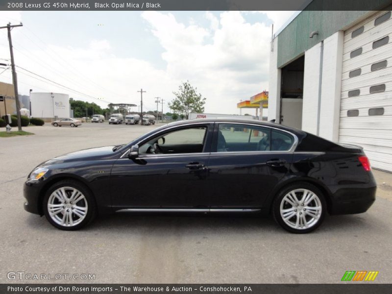 Black Opal Mica / Black 2008 Lexus GS 450h Hybrid