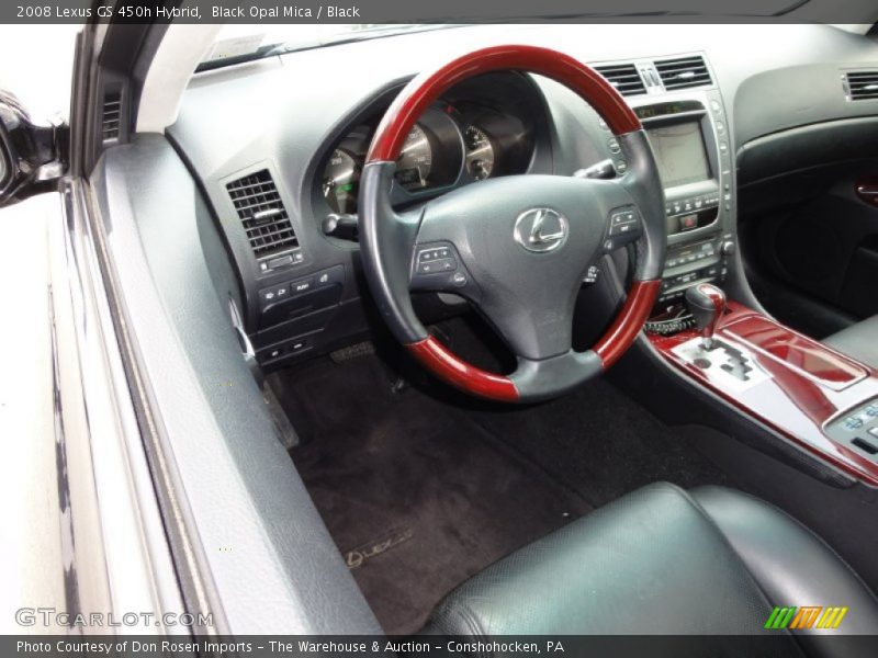  2008 GS 450h Hybrid Black Interior