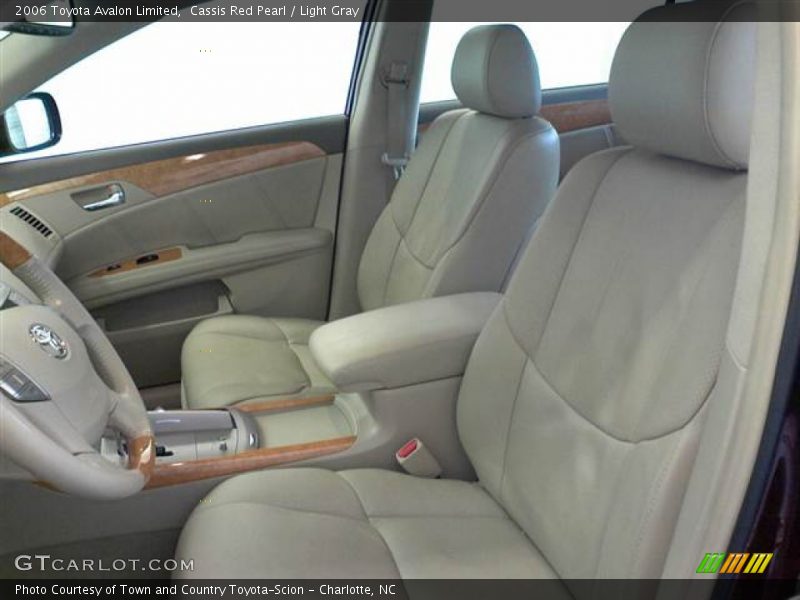 Cassis Red Pearl / Light Gray 2006 Toyota Avalon Limited