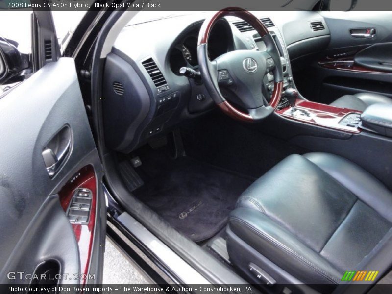  2008 GS 450h Hybrid Black Interior