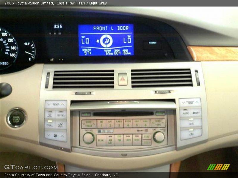 Cassis Red Pearl / Light Gray 2006 Toyota Avalon Limited