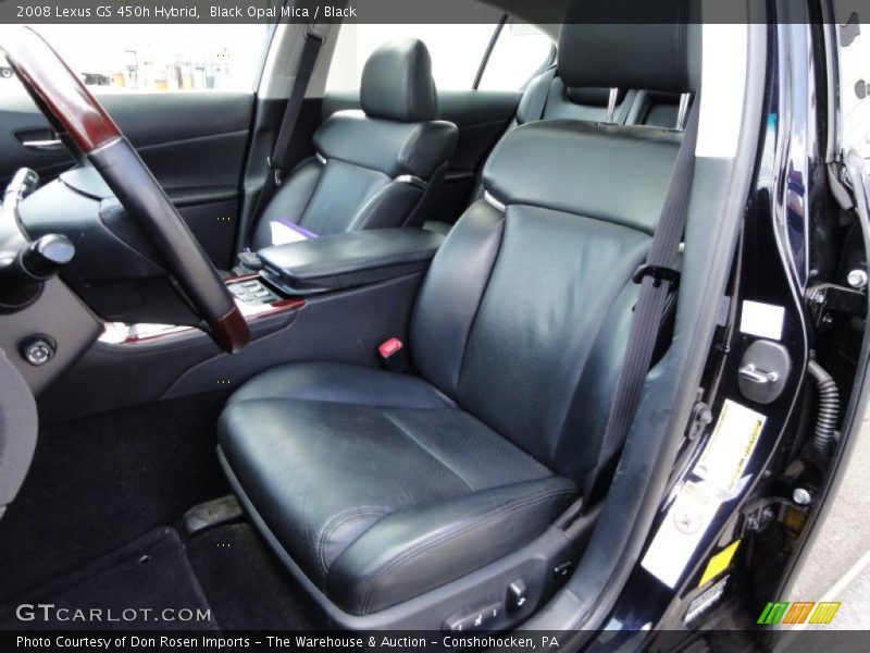 2008 GS 450h Hybrid Black Interior