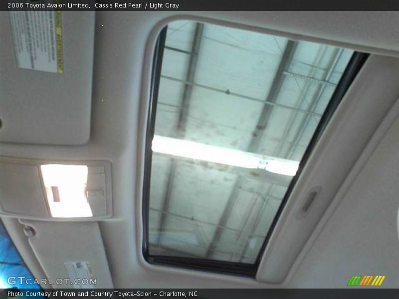 Cassis Red Pearl / Light Gray 2006 Toyota Avalon Limited