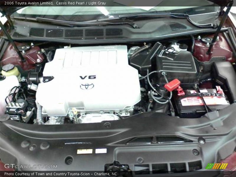 Cassis Red Pearl / Light Gray 2006 Toyota Avalon Limited