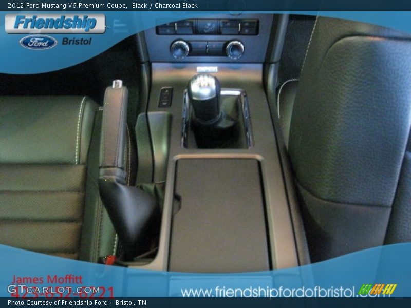 Black / Charcoal Black 2012 Ford Mustang V6 Premium Coupe