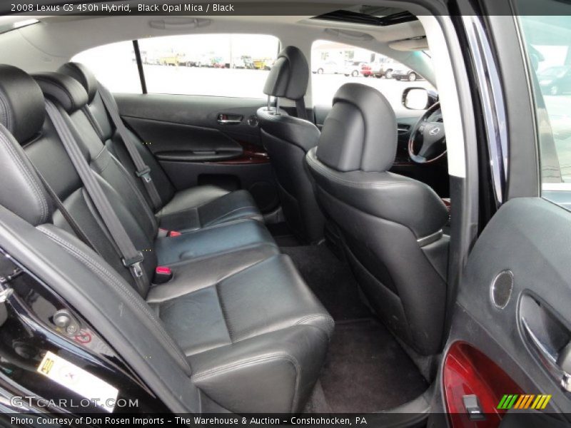  2008 GS 450h Hybrid Black Interior