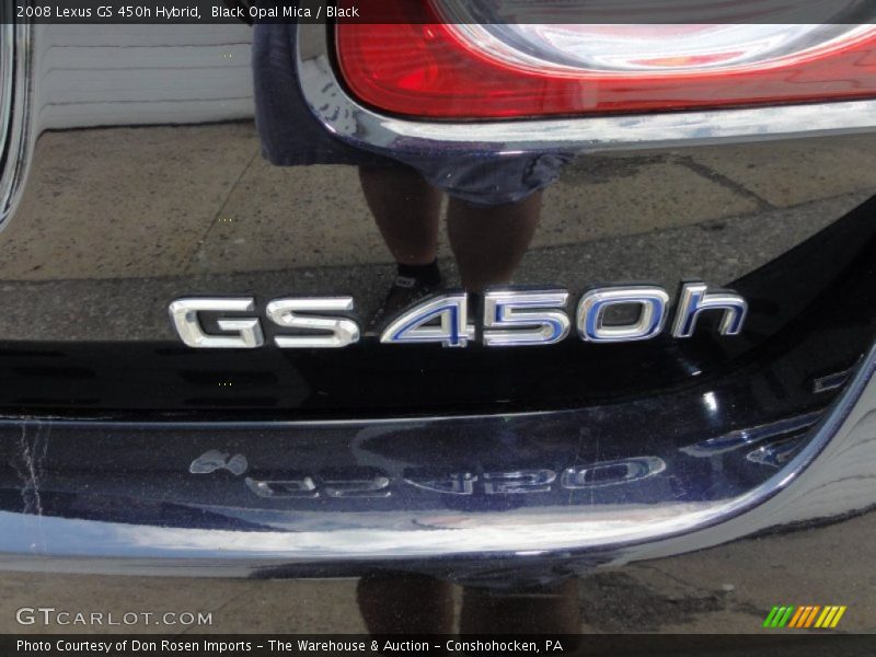 Black Opal Mica / Black 2008 Lexus GS 450h Hybrid