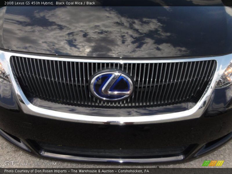 Black Opal Mica / Black 2008 Lexus GS 450h Hybrid