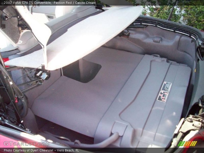 Passion Red / Calcite Cream 2007 Volvo C70 T5 Convertible
