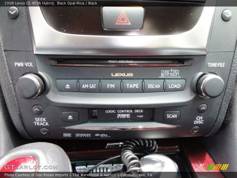 Black Opal Mica / Black 2008 Lexus GS 450h Hybrid