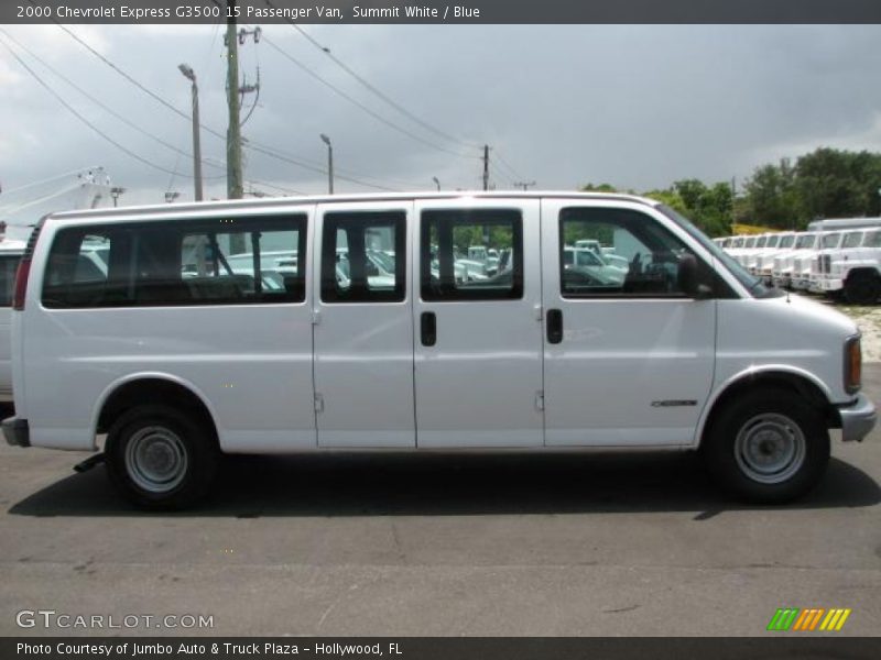  2000 Express G3500 15 Passenger Van Summit White