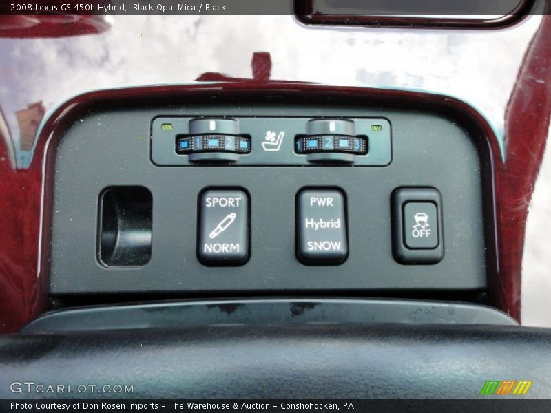 Controls of 2008 GS 450h Hybrid