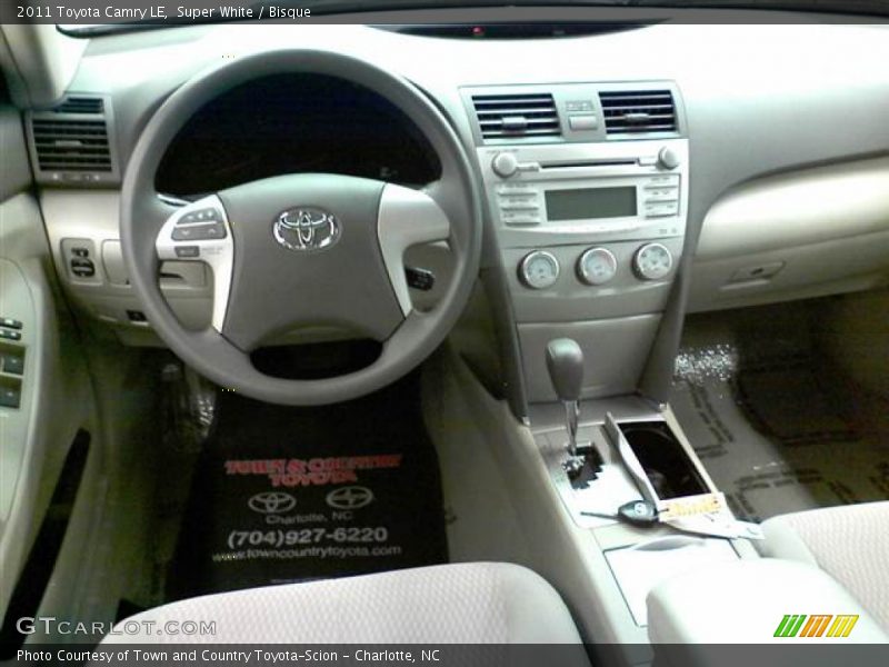 Super White / Bisque 2011 Toyota Camry LE