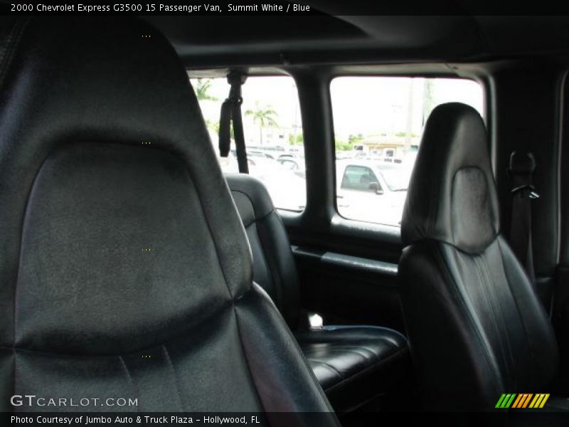 Summit White / Blue 2000 Chevrolet Express G3500 15 Passenger Van