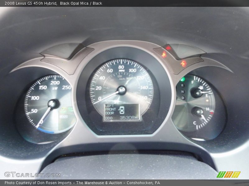  2008 GS 450h Hybrid 450h Hybrid Gauges