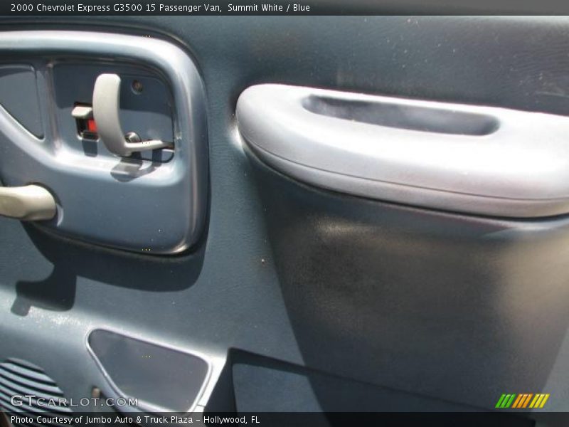 Summit White / Blue 2000 Chevrolet Express G3500 15 Passenger Van