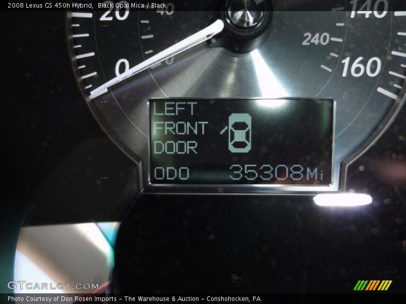 Black Opal Mica / Black 2008 Lexus GS 450h Hybrid