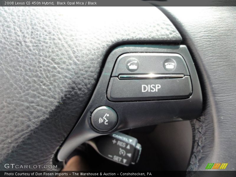 Controls of 2008 GS 450h Hybrid