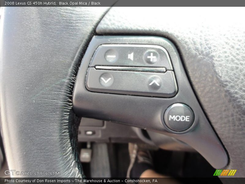 Controls of 2008 GS 450h Hybrid