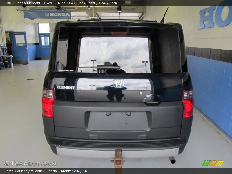 Nighthawk Black Pearl / Gray/Black 2008 Honda Element LX AWD