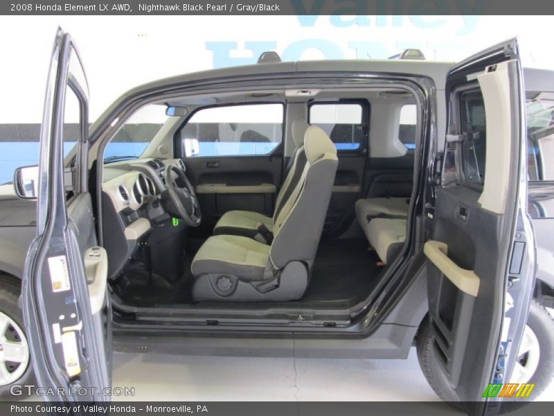  2008 Element LX AWD Gray/Black Interior